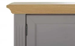 maison bleue Highboard Petit Chalet | Graphitgrau / Asteiche mit Glasboden -Komm Store 13232380 16 202207111247