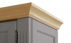 maison bleue Highboard Petit Chalet | Graphitgrau / Asteiche mit Glasboden -Komm Store 13232380 9 202207111247