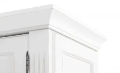 maison bleue Highboard Petit Chalet | Vintage Weiß mit Glasboden -Komm Store 13232382 10 202207111247