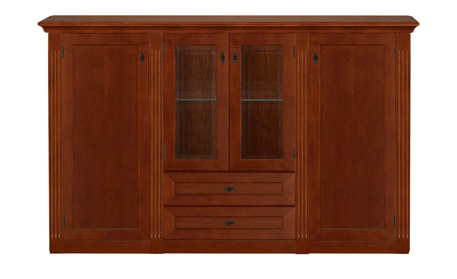 maison bleue Highboard Petit Chalet | Cognac (Braun) antik mit Glasboden 11 maison bleue Highboard Petit Chalet | Cognac (Braun) antik mit Glasboden – Bild 11