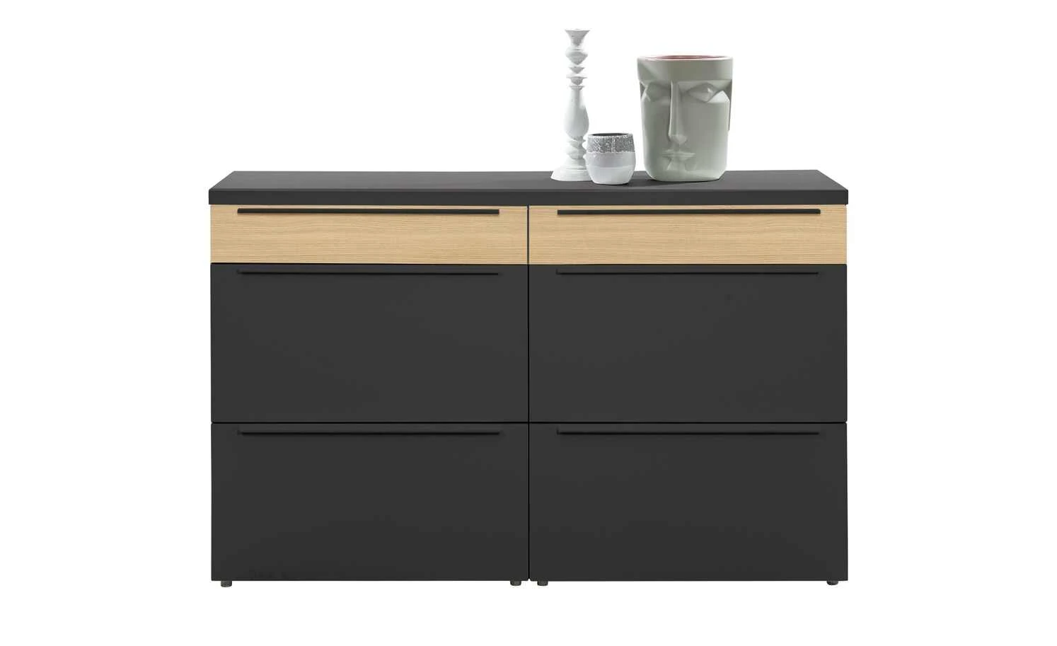 now! by hülsta Sideboard now! touch | Schwarz / Samteiche Natur (Nachbildung) 141|cm 5 now! by hülsta Sideboard now! touch | Schwarz / Samteiche Natur (Nachbildung) 141|cm – Bild 5