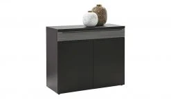 now! by hülsta Sideboard now! touch | Schwarz / Samteiche Grau (Nachbildung) rechts -Komm Store 13232765 6 202203222233