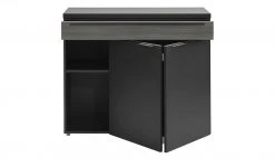 now! by hülsta Sideboard now! touch | Schwarz / Samteiche Grau (Nachbildung) rechts -Komm Store 13232765 7 202203222233