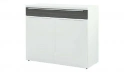 now! by hülsta Sideboard now! touch | Reinweiß / Samteiche Grau (Nachbildung) rechts