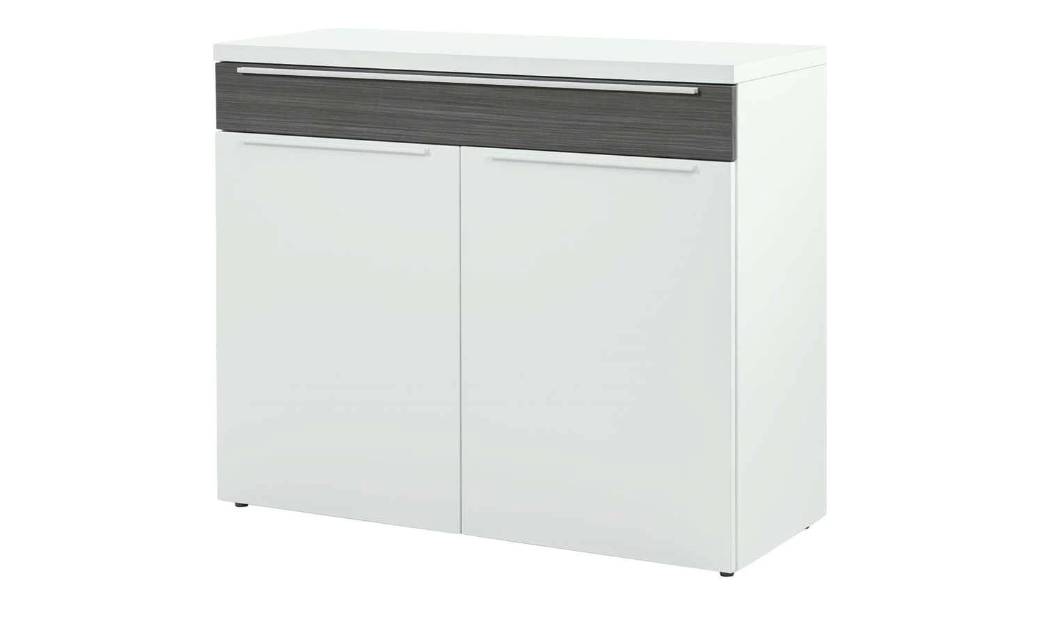 now! by hülsta Sideboard now! touch | Reinweiß / Samteiche Grau (Nachbildung) rechts 1 now! by hülsta Sideboard now! touch | Reinweiß / Samteiche Grau (Nachbildung) rechts