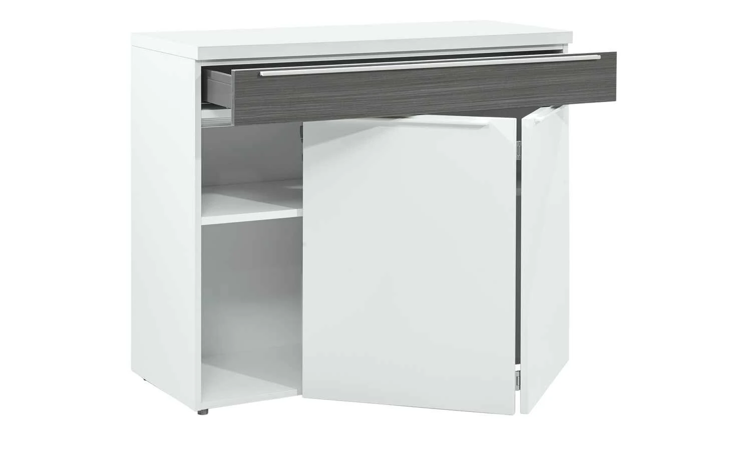 now! by hülsta Sideboard now! touch | Reinweiß / Samteiche Grau (Nachbildung) rechts 8 now! by hülsta Sideboard now! touch | Reinweiß / Samteiche Grau (Nachbildung) rechts – Bild 8