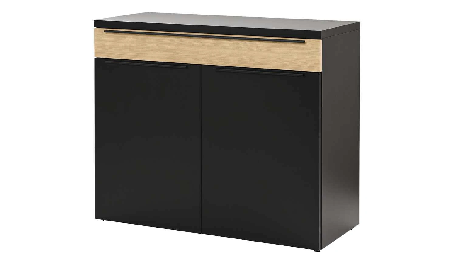 now! by hülsta Sideboard now! touch | Schwarz / Samteiche Natur (Nachbildung) rechts 1 now! by hülsta Sideboard now! touch | Schwarz / Samteiche Natur (Nachbildung) rechts