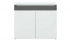 now! by hülsta Sideboard now! touch | Reinweiß / Samteiche Grau (Nachbildung) links -Komm Store 13232772 2 202203222233