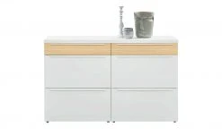 now! by hülsta Sideboard now! touch | Reinweiß / Samteiche Natur (Nachbildung) 141|cm -Komm Store 13232787 3 202203222233