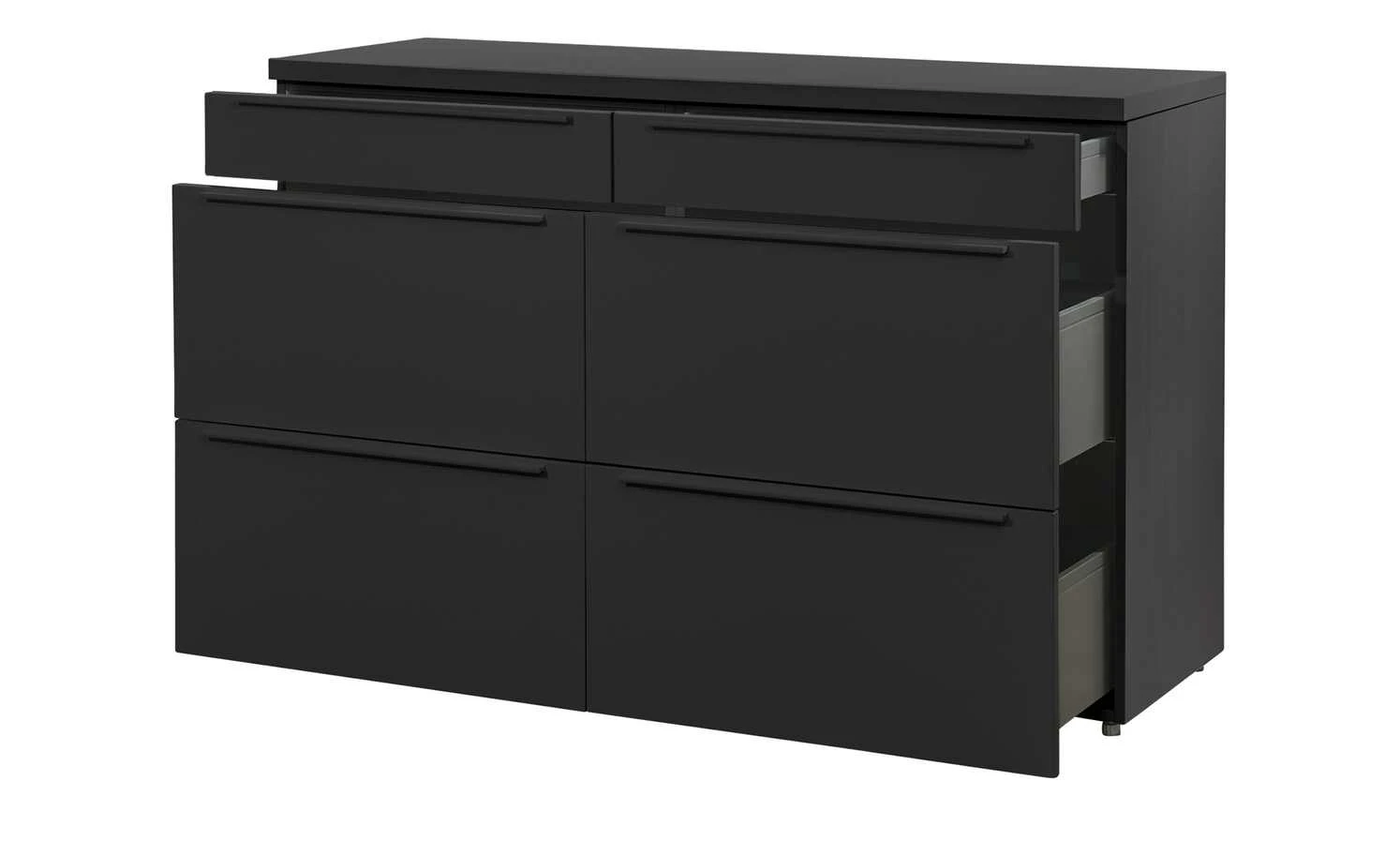now! by hülsta Sideboard now! touch | Schwarz 141|cm 2 now! by hülsta Sideboard now! touch | Schwarz 141|cm – Bild 2