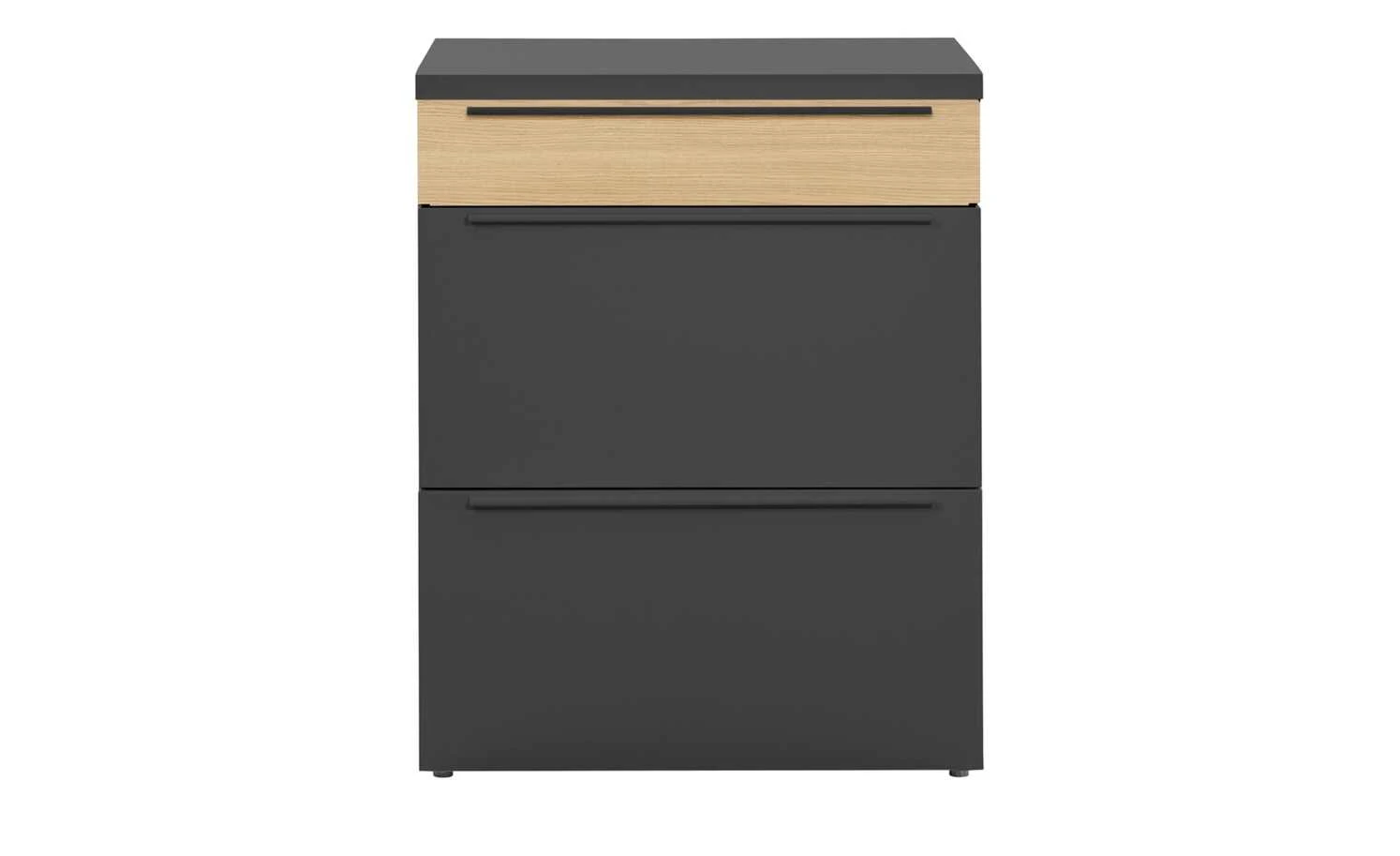 now! by hülsta Sideboard now! touch | Schwarz / Samteiche Natur (Nachbildung) 71|cm 2 now! by hülsta Sideboard now! touch | Schwarz / Samteiche Natur (Nachbildung) 71|cm – Bild 2