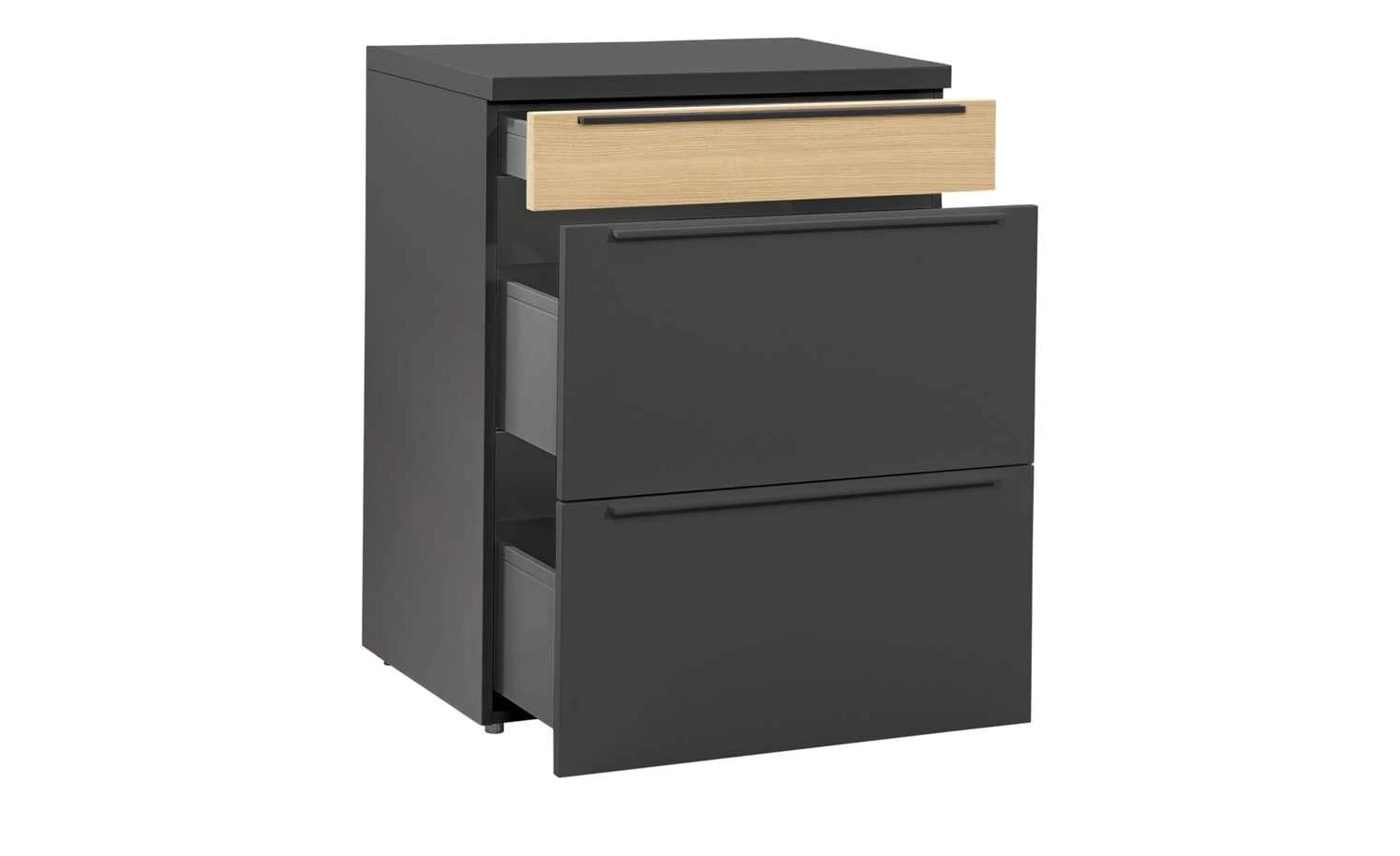 now! by hülsta Sideboard now! touch | Schwarz / Samteiche Natur (Nachbildung) 71|cm 4 now! by hülsta Sideboard now! touch | Schwarz / Samteiche Natur (Nachbildung) 71|cm – Bild 4