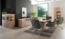 uno Sideboard Kataros | mit Absetzung in Anthrazit