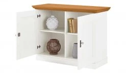 maison bleue Sideboard Florian | Weiß / bernsteinfarben -Komm Store 13300224 2 202108130002