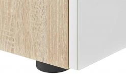 Kommode Vitreo | Eiche Sägerau (Nachbildung) / Weiß -Komm Store 13340427 3 201901221137