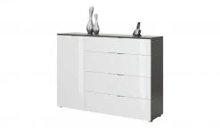 Kommode Vitreo | Anthrazit / Weiß -Komm Store 13340431 3 201912160907