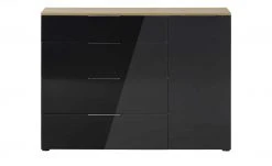 Kommode Vitreo | Eiche Riviera (Nachbildung) / Anthrazit -Komm Store 13340432 4 201901221137