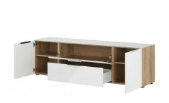 Lowboard Vitreo | Weiß / Riviera Eiche (Nachbildung) 180,4|cm -Komm Store 13340441 10 201901221136