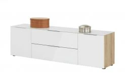 Lowboard Vitreo | Weiß / Riviera Eiche (Nachbildung) 180,4|cm -Komm Store 13340441 2 201811271610