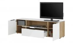 Lowboard Vitreo | Weiß / Riviera Eiche (Nachbildung) 180,4|cm -Komm Store 13340441 4 201811271610