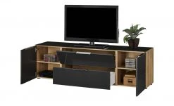 Lowboard Vitreo | Anthrazit / Riviera Eiche (Nachbildung) 180,4|cm -Komm Store 13340443 5 201811271610