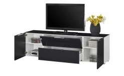 Lowboard Vitreo | Anthrazit / Weiß 180,4|cm -Komm Store 13340448 9 201811271611