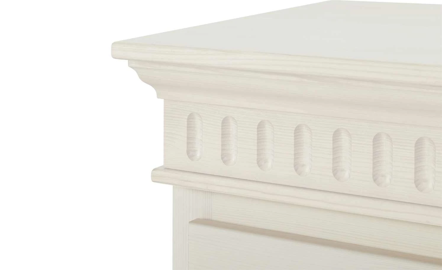 Kommode Bornholm | Kiefer Weiß 3 Schübe / 1 Tür 4 Kommode Bornholm | Kiefer Weiß 3 Schübe / 1 Tür – Bild 4