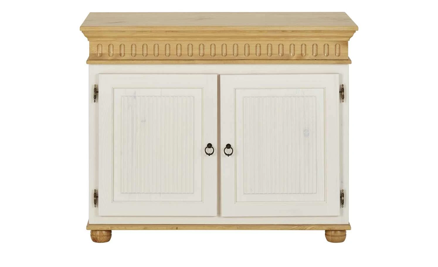 Kommode Bornholm | Kiefer Weiß / Kiefer antikfarben 2 Türen 10 Kommode Bornholm | Kiefer Weiß / Kiefer antikfarben 2 Türen – Bild 10