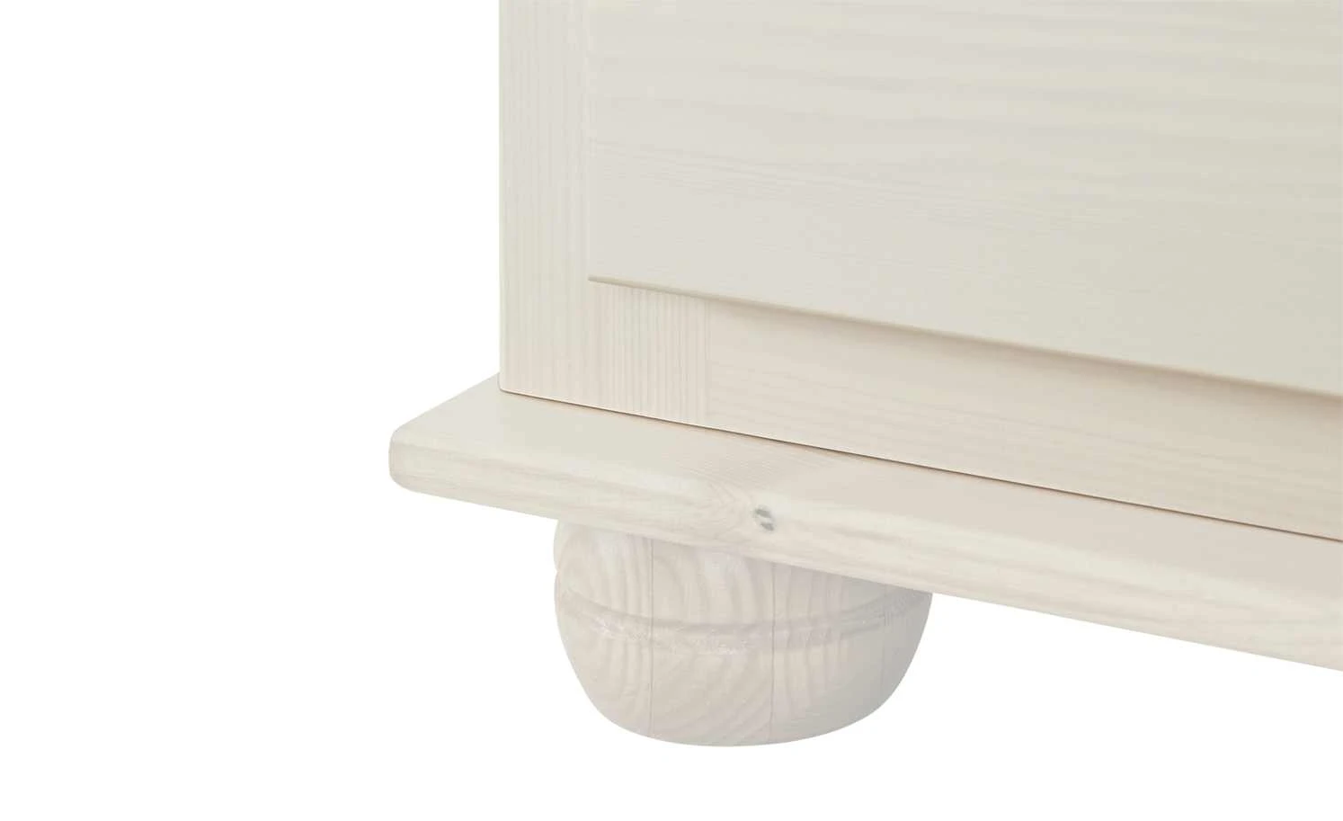 Kommode Bornholm | Kiefer Weiß 2 Türen / 4 Schübe 9 Kommode Bornholm | Kiefer Weiß 2 Türen / 4 Schübe – Bild 9