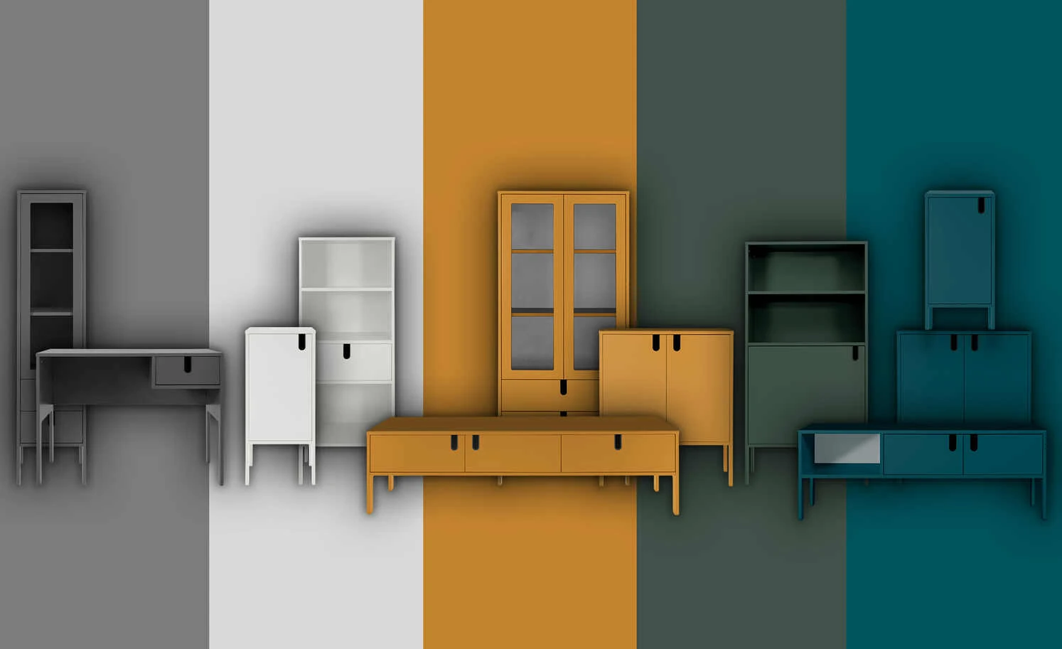 Kommode Uno | Senfgelb 1 Kommode Uno | Senfgelb