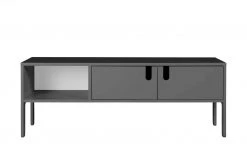 TV-Lowboard Uno | Grau / Weiß -Komm Store 13341321 3 201908282236