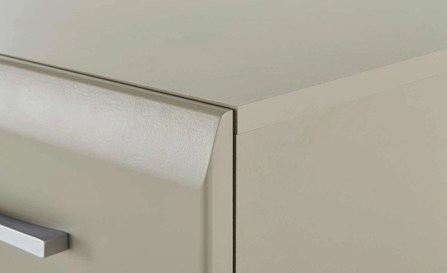 Kommode Cortina | 140|cm Basaltgrau / Hirnholz (Nachbildung) 6 Kommode Cortina | 140|cm Basaltgrau / Hirnholz (Nachbildung) – Bild 6