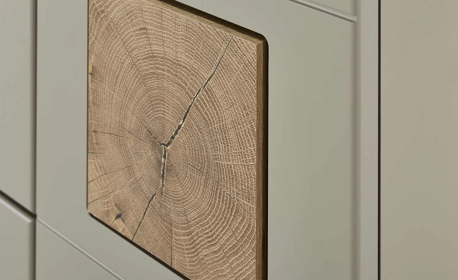 Kommode Cortina | 140|cm Basaltgrau / Hirnholz (Nachbildung) 8 Kommode Cortina | 140|cm Basaltgrau / Hirnholz (Nachbildung) – Bild 8