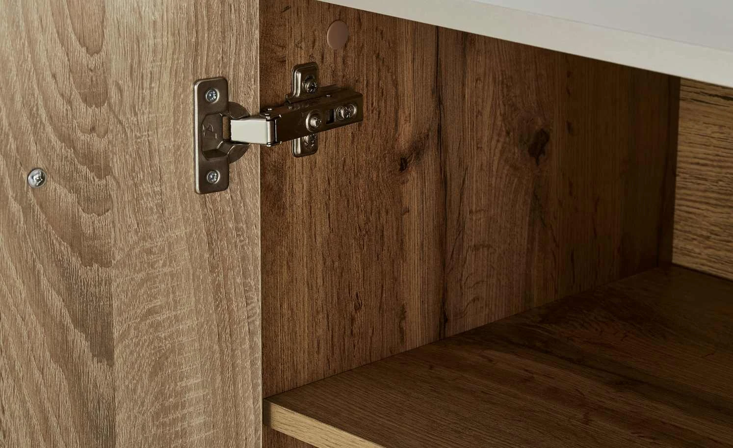 Kommode Cortina | 140|cm Basaltgrau / Hirnholz (Nachbildung) 9 Kommode Cortina | 140|cm Basaltgrau / Hirnholz (Nachbildung) – Bild 9