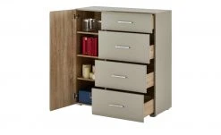 Kommode Cortina | 100|cm Basaltgrau / Hirnholz (Nachbildung) 21 Kommode Cortina | 100|cm Basaltgrau / Hirnholz (Nachbildung) -Komm Store 13345408 11 201905152039