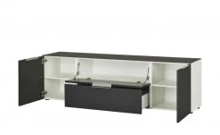 TV-Lowboard Vitreo | Weiß / Anthrazit 180,4|cm -Komm Store 13345766 2 201910222236