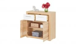 smart Kommode Oslo | Kernbuche (Nachbildung) / Kernbuche / Weiß -Komm Store 13345943 3 202006180919