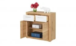 smart Kommode Oslo | Wildeiche (Nachbildung) / Wildeiche / Weiß -Komm Store 13345945 12 202101292237