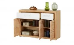 smart Sideboard Oslo | Kernbuche (Nachbildung) / Kernbuche / Weiß -Komm Store 13345947 3 202101292237
