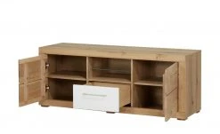 smart Lowboard Oslo | Wildeiche (Nachbildung) / Wildeiche / Weiß -Komm Store 13345957 11 202101292237