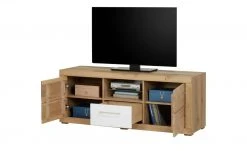 smart Lowboard Oslo | Wildeiche (Nachbildung) / Wildeiche / Weiß -Komm Store 13345957 12 202101292237