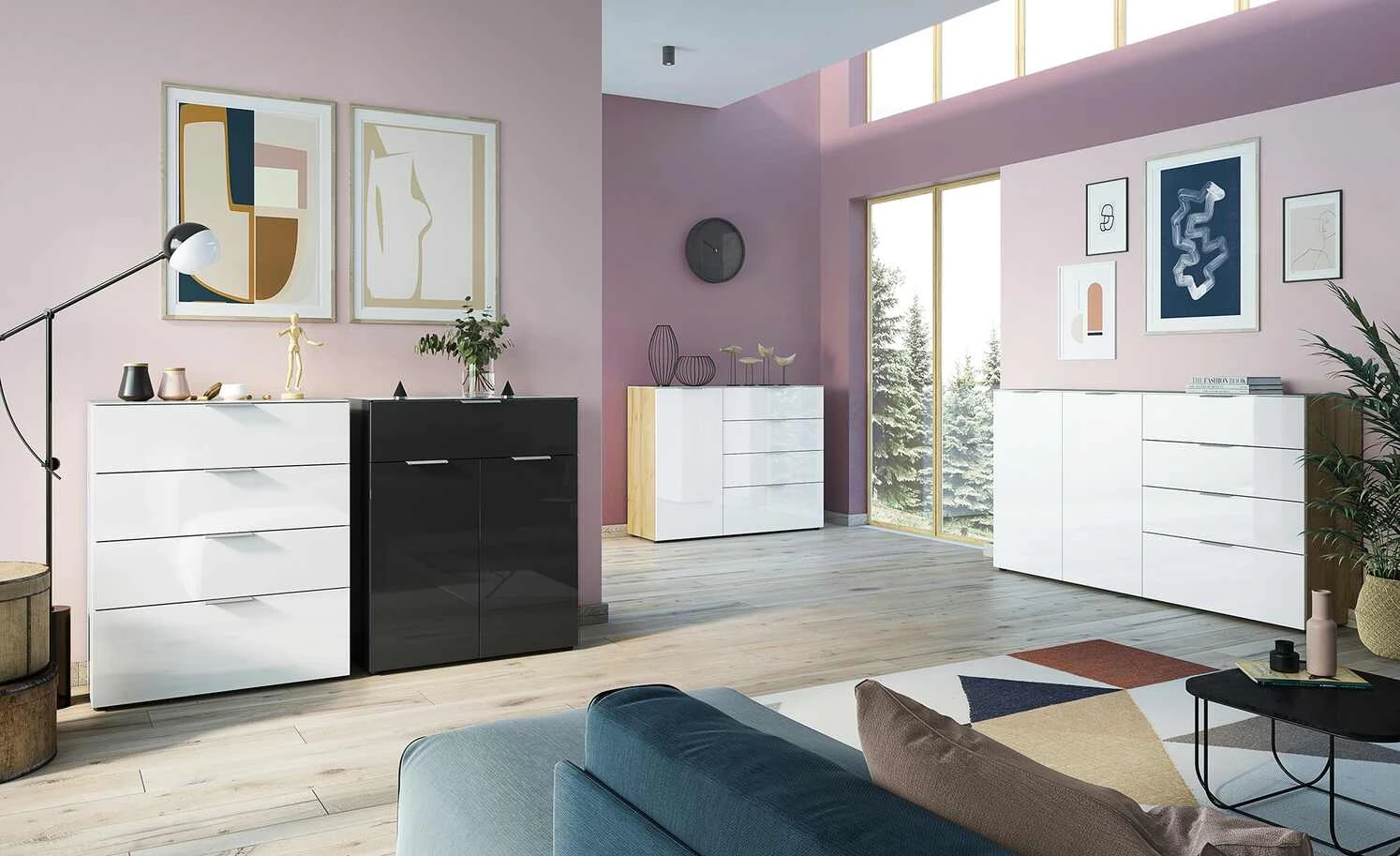 uno Kommode Levi | Schwarz 1 uno Kommode Levi | Schwarz