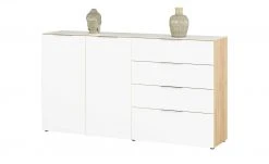 uno Sideboard Levi | Eiche Navarra (Nachbildung) / Weiß -Komm Store 13346243 2 202101122237