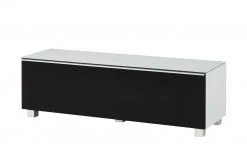 Lowboard Soundbase S | Seidengrau / Schwarz