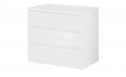 Kommode mit 3 Schüben Nardo | Weiß 70,1|cm
