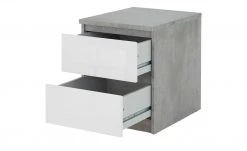Kommode mit 2 Schüben Nardo | 49,5|cm Beton (Nachbildung) / Weiß 16 Kommode mit 2 Schüben Nardo | 49,5|cm Beton (Nachbildung) / Weiß -Komm Store 13346429 8 202007141519