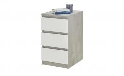 Kommode mit 3 Schüben Nardo | 70,1|cm Beton (Nachbildung) / Weiß 10 Kommode mit 3 Schüben Nardo | 70,1|cm Beton (Nachbildung) / Weiß -Komm Store 13346433 3 202007141519
