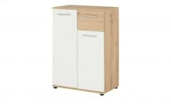 Kommode Jelsi | Artisan Eiche (Nachbildung) / Weiß