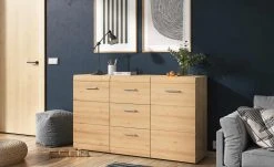 uno Sideboard Akzent | Edelbuche (Nachbildung)