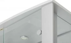 Vitrine, 2-türig Filaga | silberfarbig -Komm Store 13346713 16 202010290736